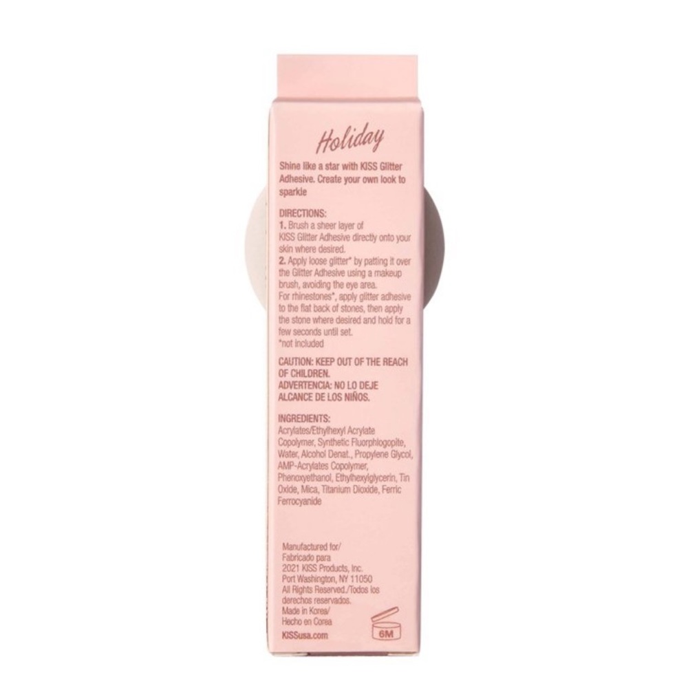 3/$15 🌸 Kiss Glitter Adhesive Holiday False Lash Glue Body Face Shimmer - Picture 4 of 7